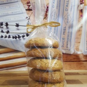 Cookies miel & amandes